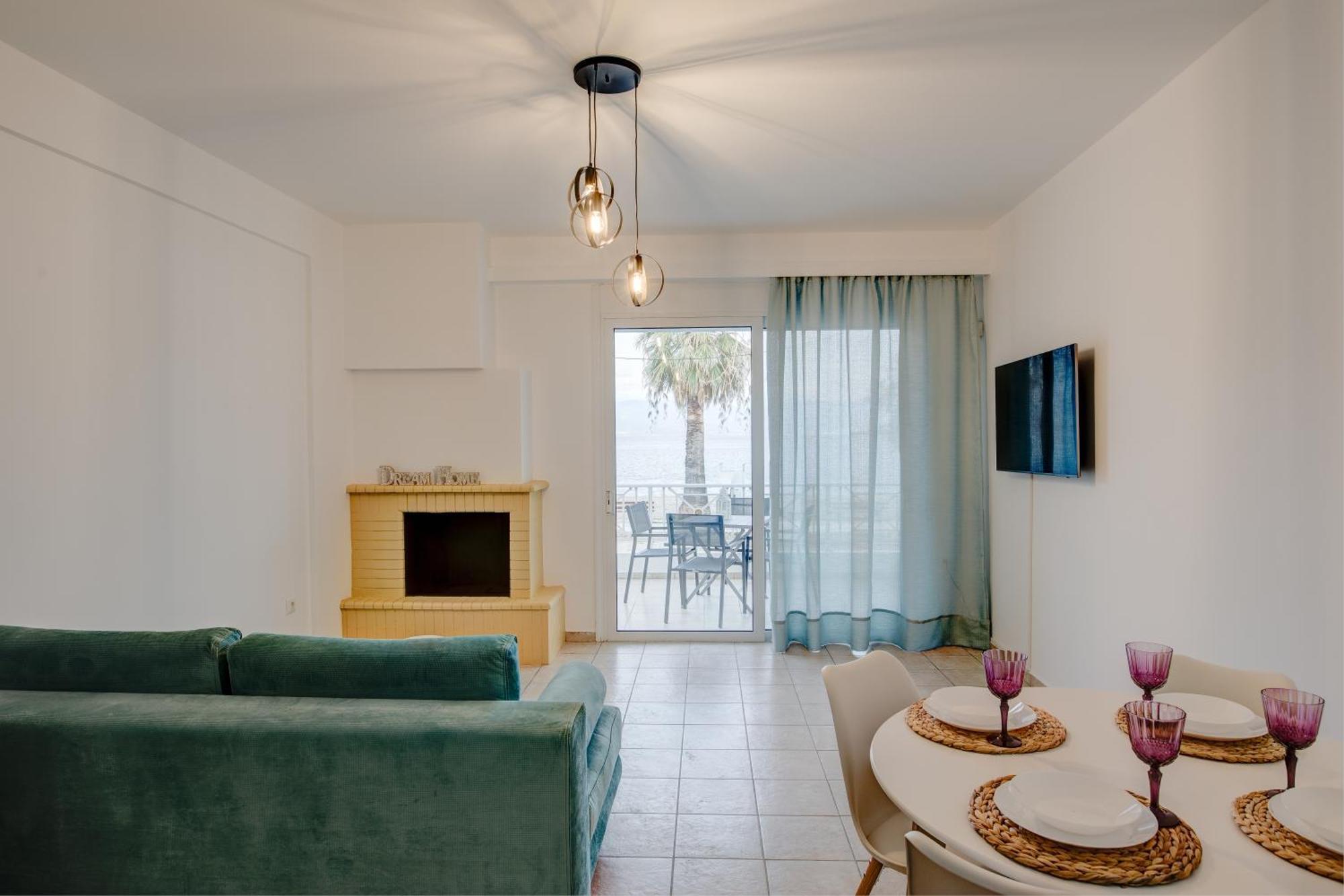 Sugar Blue - Apartments On The Beach Agios Vasilios  Екстериор снимка